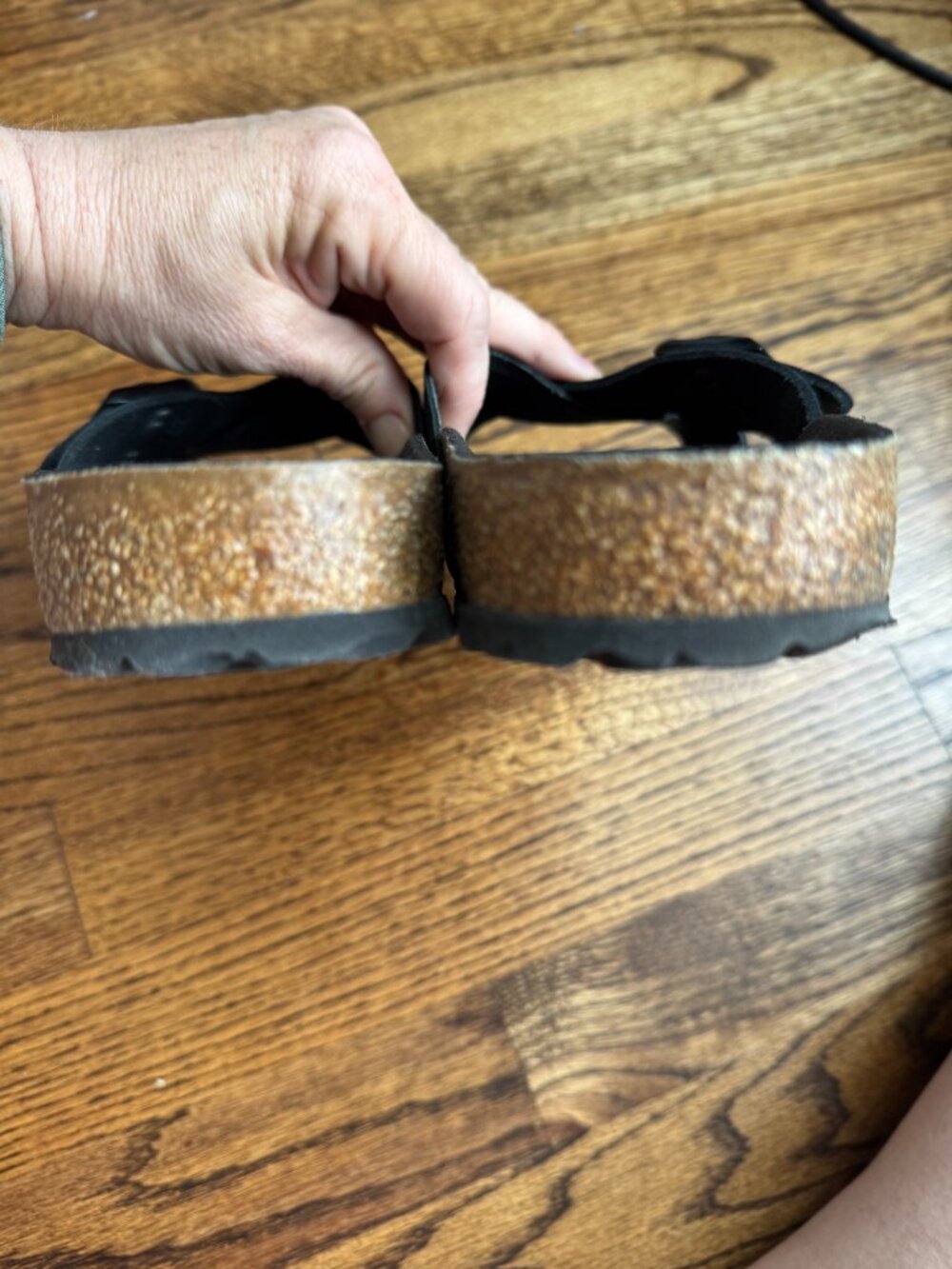 Birkenstock Siena Black Nubuck EU 39 (US Women's 8-8.5) Narrow Sandals - Picture 5 of 6
